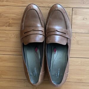 Ros Hommerson Tan Leather Loafers